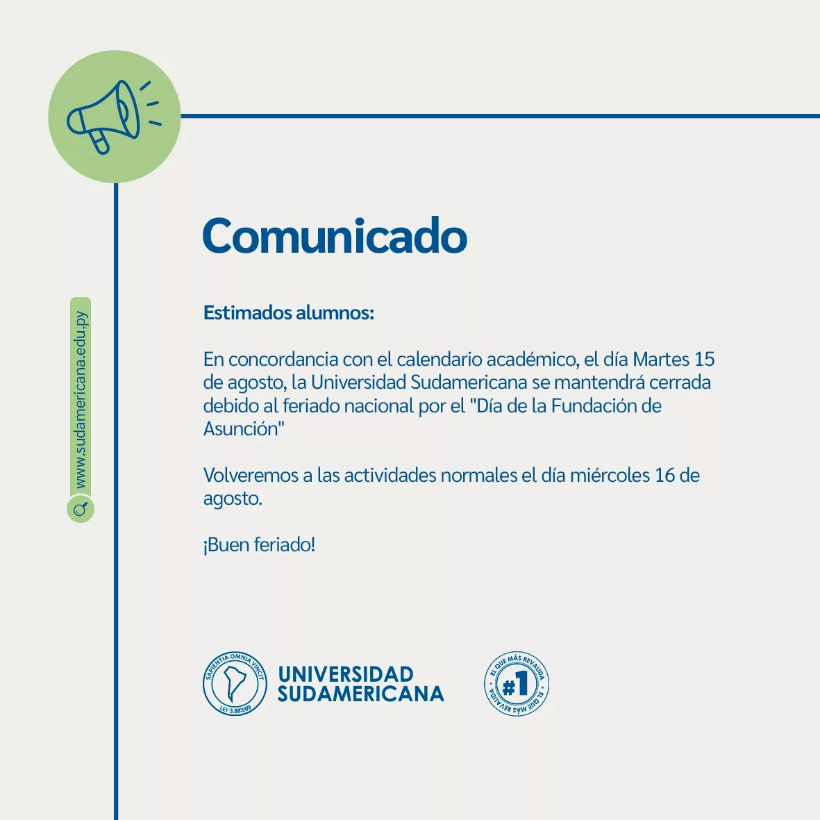 Feriado 15 Agosto